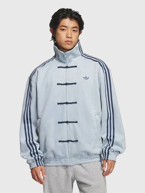Adidas Ctt Chinese Track Top 3.1 Gender Neutral Jacket (Asian Sizing) Ash Grey