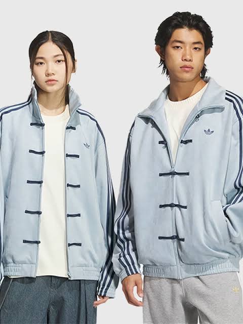 Adidas Ctt Chinese Track Top 3.1 Gender Neutral Jacket (Asian Sizing) Ash Grey